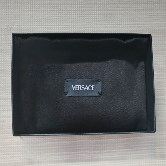 Versace Medusa Card Holder-Pastel Blue - Picture 9 of 14
